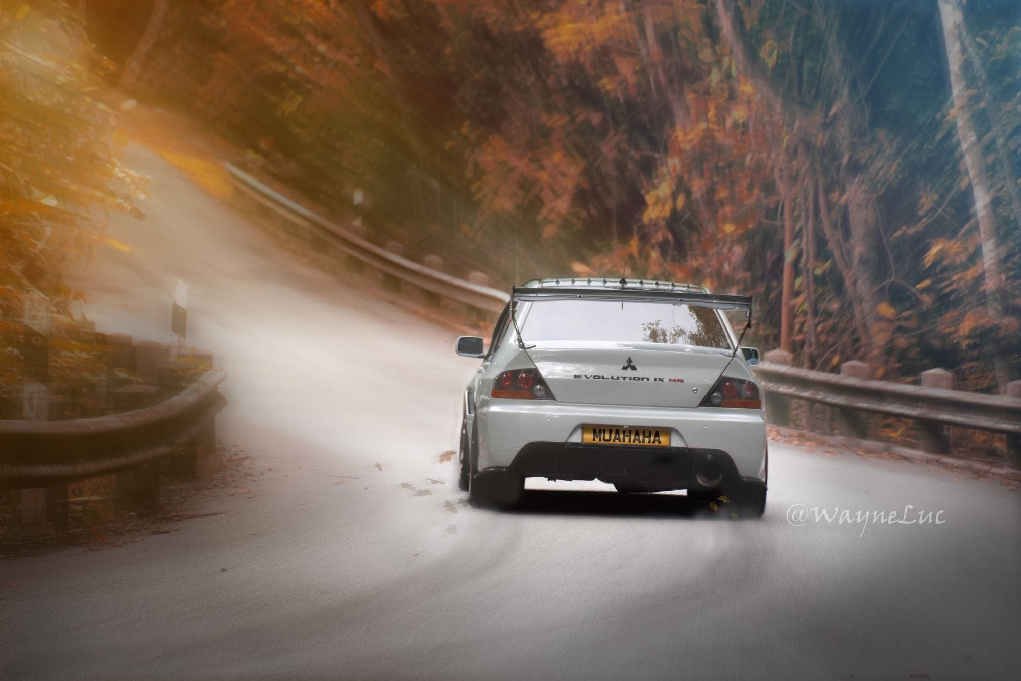 Luxury Sports Luxury Sports Voltex Type 5V Style GT Spoiler For Mitsubishi EVO 7-9 Carbon SR