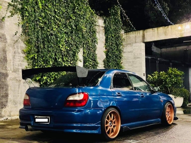 Luxury Sports Luxury Sports Voltex Type 5V Style GT Spoiler For Subaru Impreza STI V7-10 SR