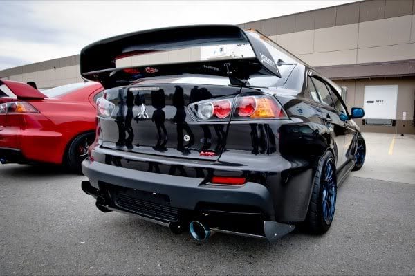 Luxury Sports Luxury Sports Voltex Type 9 Style Rear Spoiler For EVO X Carbon SR