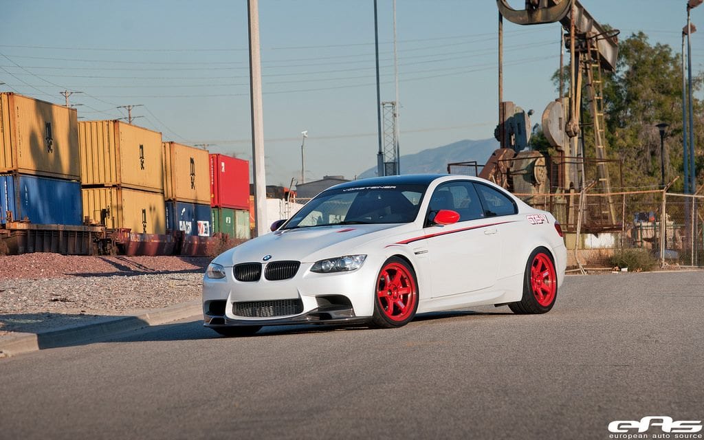 Luxury Sports SR Vorsteiner GTS-V Style Carbon Front Diffuser For BMW E92 M3 -PP SR