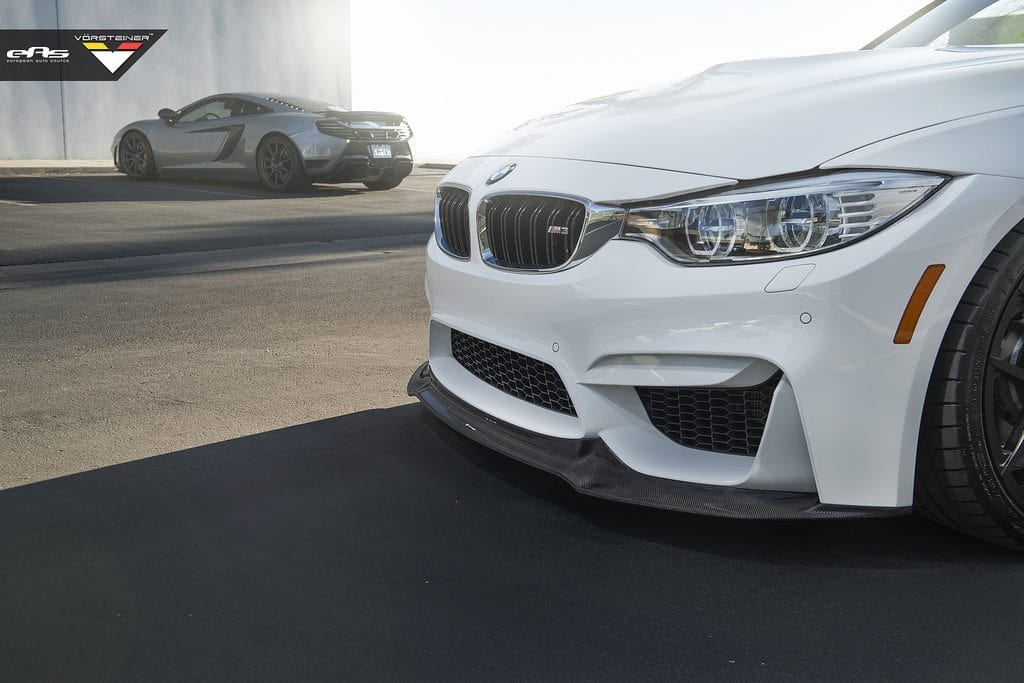Luxury Sports Luxury Sports Vorsteiner Style Front Lip For BMW F80 F82 F83 M3 M4 Carbon -PP SR