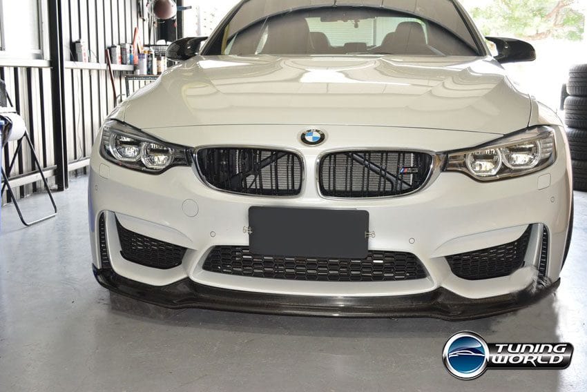 Luxury Sports Luxury Sports Vorsteiner Style Front Lip For BMW F80 F82 F83 M3 M4 Carbon -PP SR