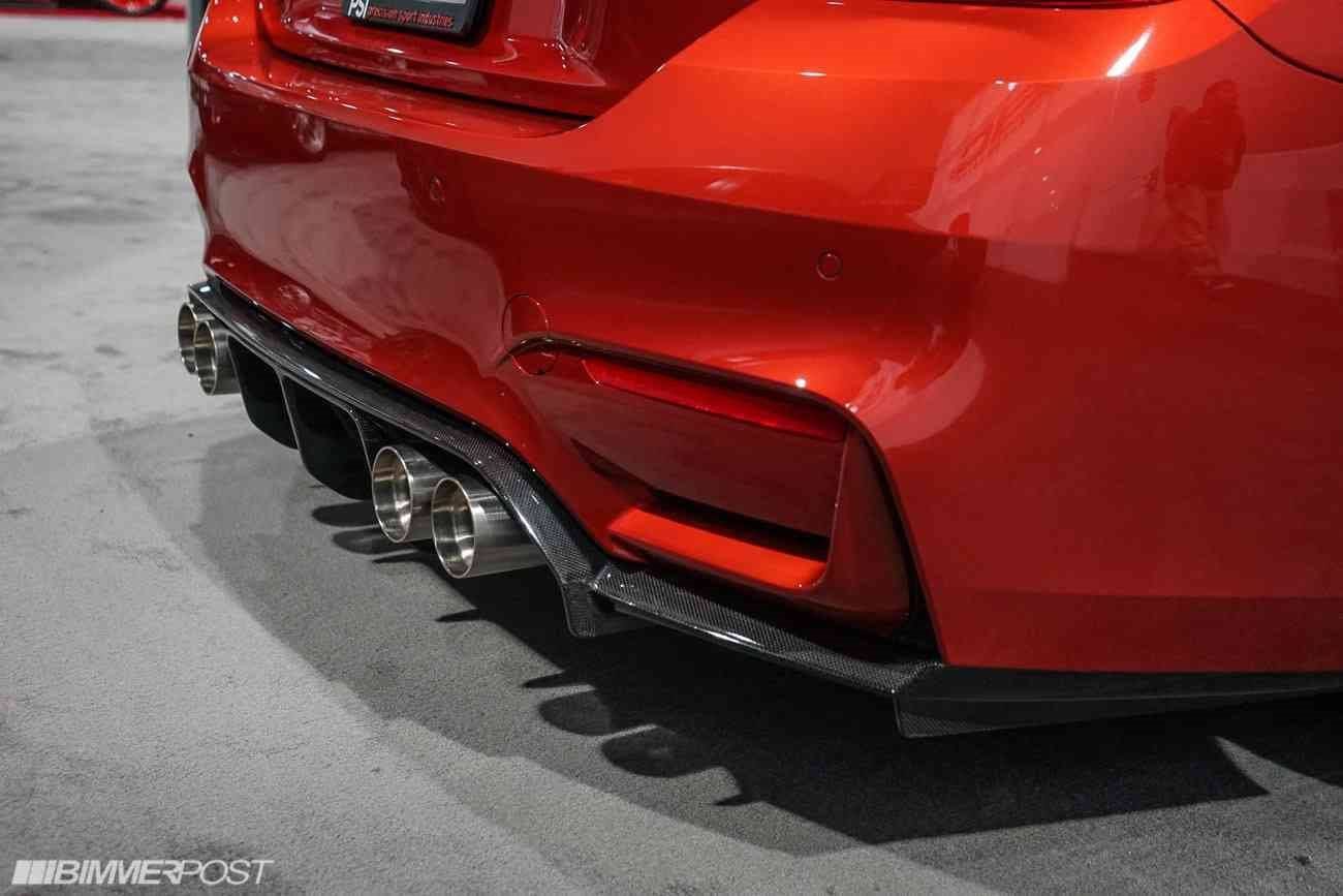 Luxury Sports Luxury Sports Vorsteiner Style Rear Diffuser For BMW F80 F82 F83 M3 M4 Carbon-PP SR