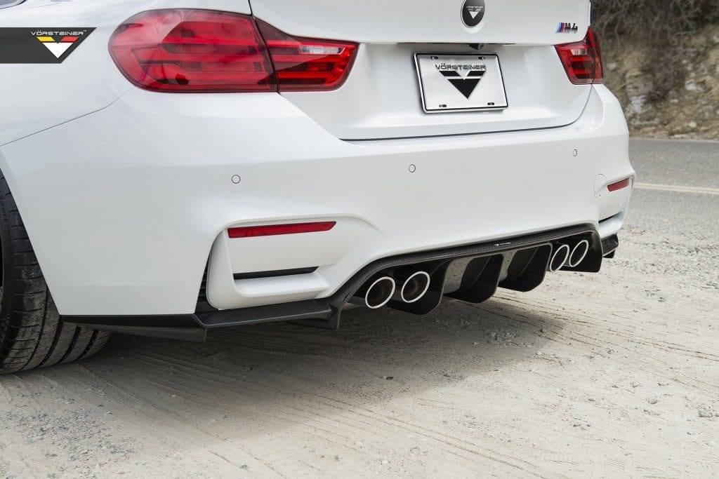 Luxury Sports Luxury Sports Vorsteiner Style Rear Diffuser For BMW F80 F82 F83 M3 M4 Carbon-PP SR