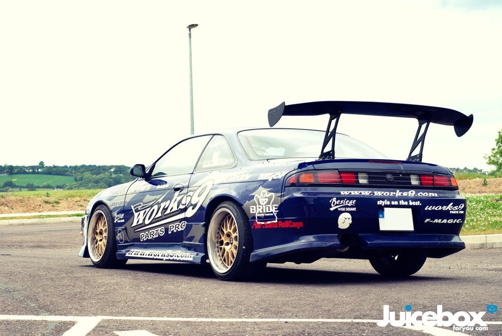 Luxury Sports Luxury Sports Works 9 Style Rear Bumper For Nissan Silvia S14 SR