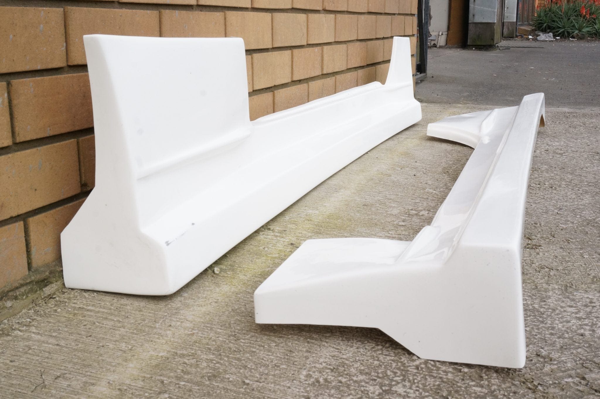 Luxury Sports SR Works 9 Style Side Skirts For Nissan Silvia S14 SR