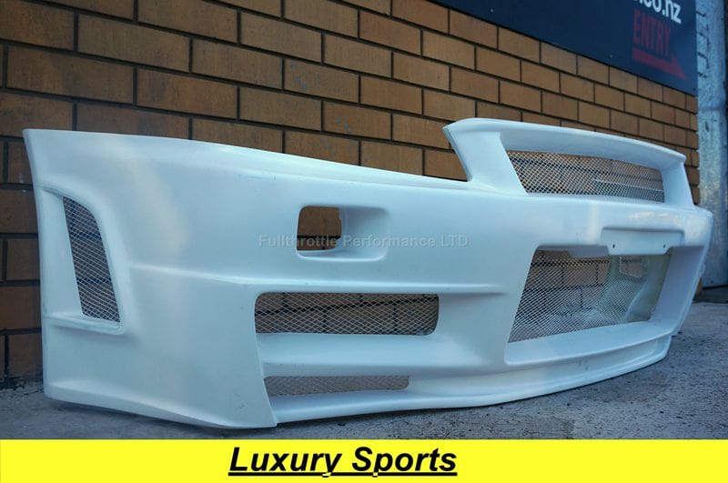 Luxury Sports Luxury Sports Ztune Style Front Bumper For Nissan Skyline R34 SR