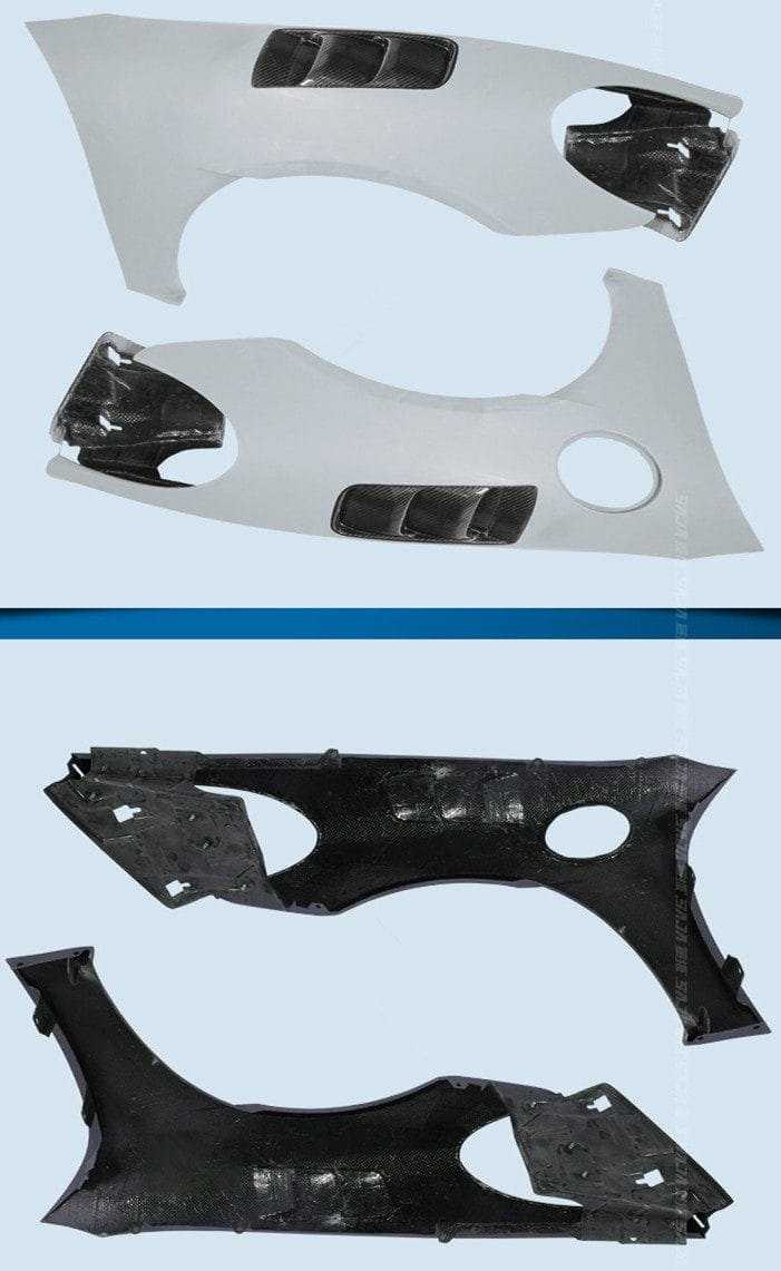Luxury Sports Pay 50% Deposit Upfront. Remaining 50% On Arrival Luxury Sports GT4RS Style Potion Carbon Front Fender For Porsche 718 -PP SR