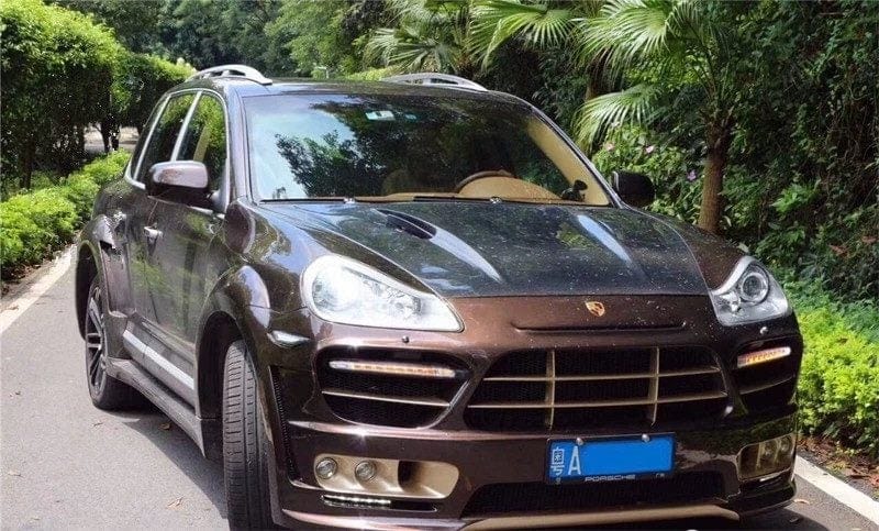 Luxury Sports Pay 50% Deposit Upfront. Remaining 50% On Arrival Luxury Sports T Style Carbon Bonnet For Porsche Cayenne 957 08-10 -PP SR