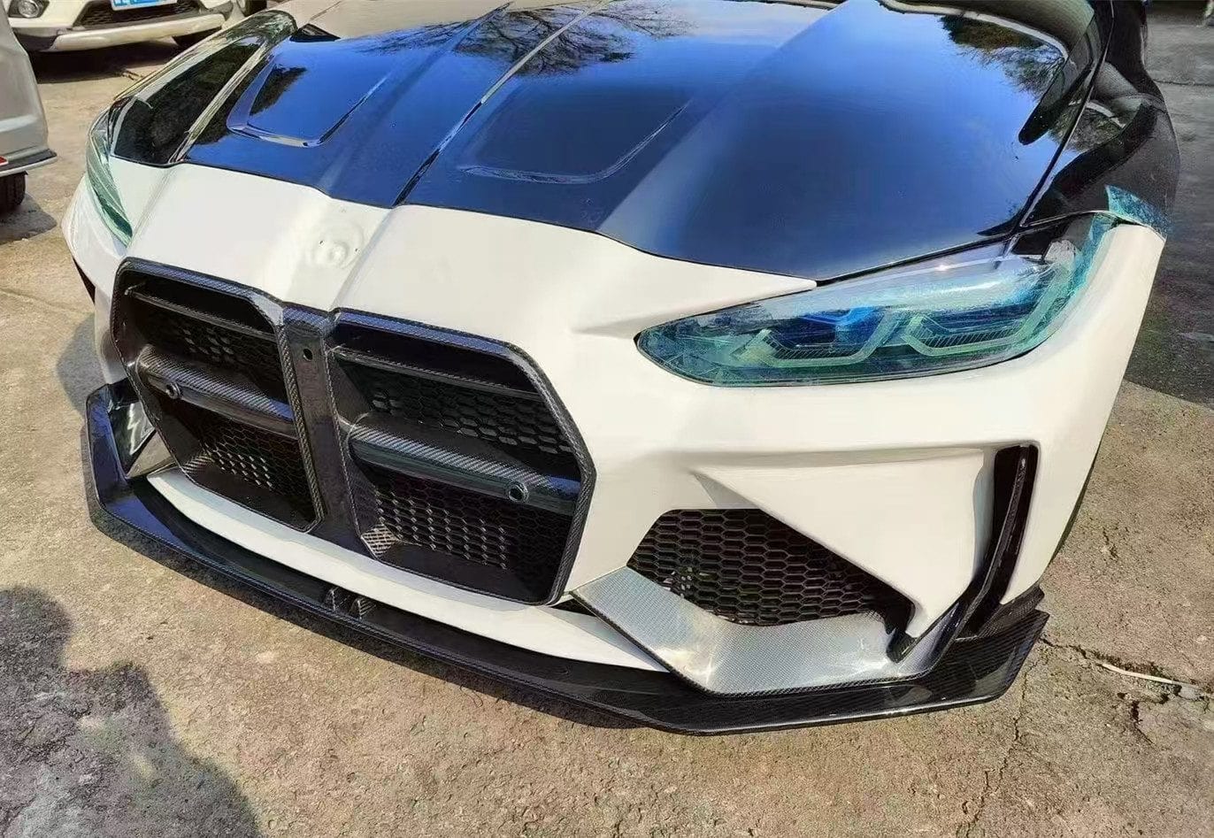 Luxury Sports Pay 50% Deposit Upfront. Remaining 50% On Arrival SR Adro Style Potion Dry Carbon Front Bumper BMW M3 M4 G80 G82 -PP SR