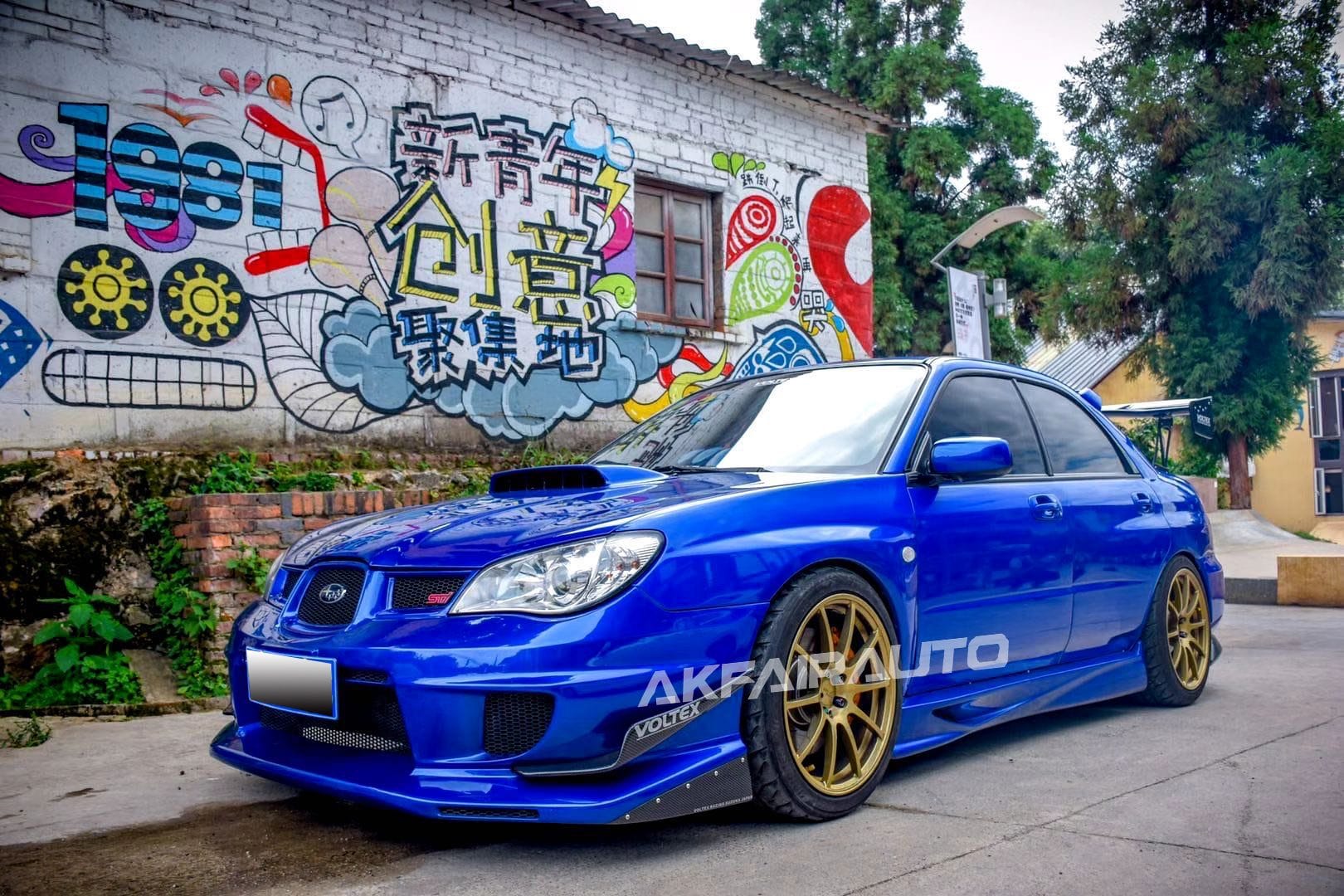 Luxury Sports Pay 50% Deposit Upfront. Remaining 50% On Arrival SR LS Voltex Street Style Front Bumper With Canards Subaru Impreza GDB STI V9 -PP SR