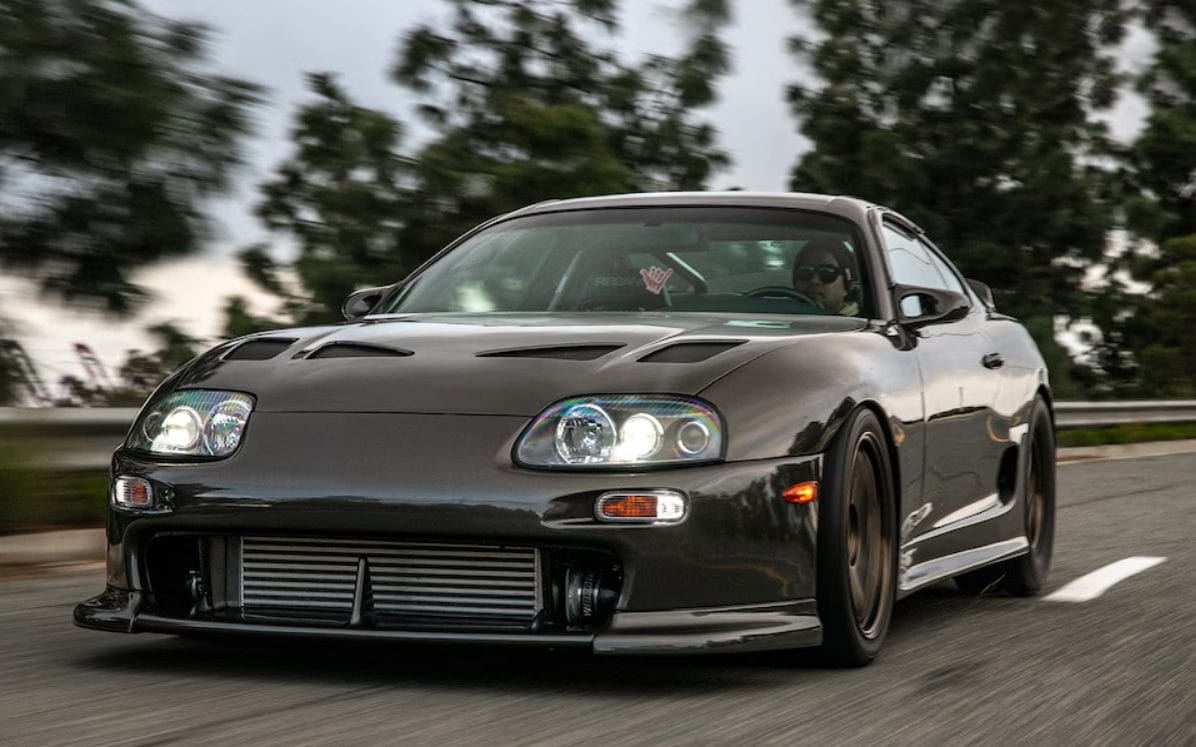 Luxury Sports Pay 50% Deposit Upfront. Remaining 50% On Arrival SR TRD Style Carbon Bonnet For Toyota Supra JZA80 -PP SR