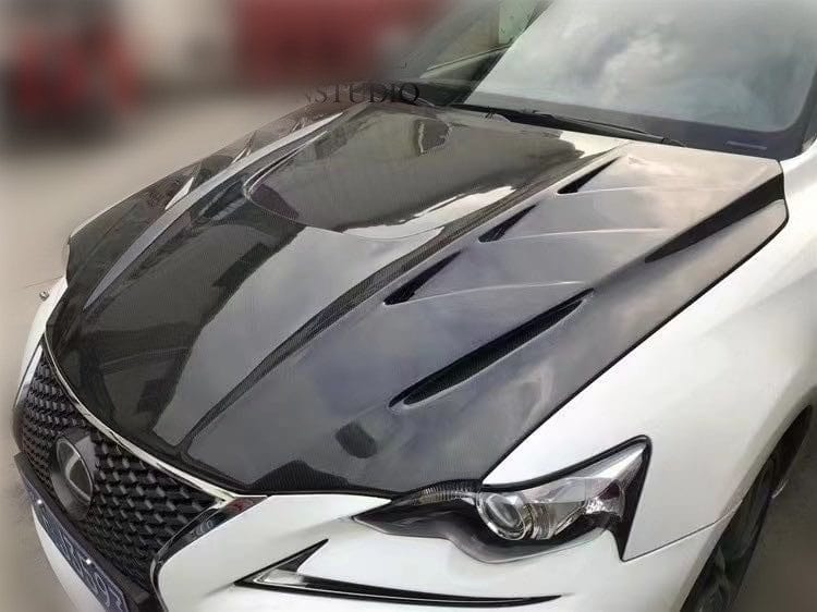 Luxury Sports Pay 50% Deposit Upfront. Remaining 50% On Arrival SR Type 1 Style Carbon Bonnet For Lexus IS 13-17 -PP SR