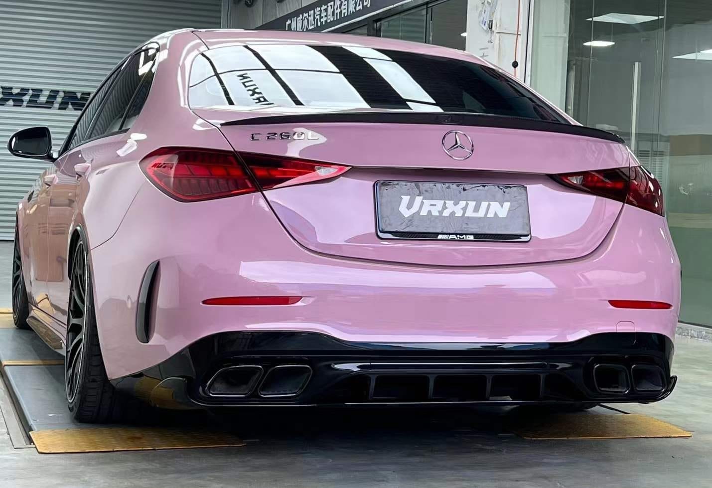 Luxury Sports Pay Total Price Now LS C63S AMG Style Rear Diffuser Conversion Mercedes Benz C Class W206 22-24 -PP SR