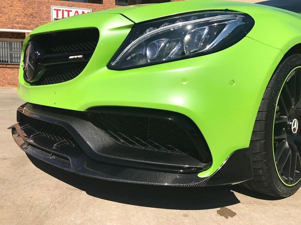 Luxury Sports Pay Total Price Now Luxury Sports Brabus Style Front Lip For Mercedes Ben W205 C63 AMG -PP SR