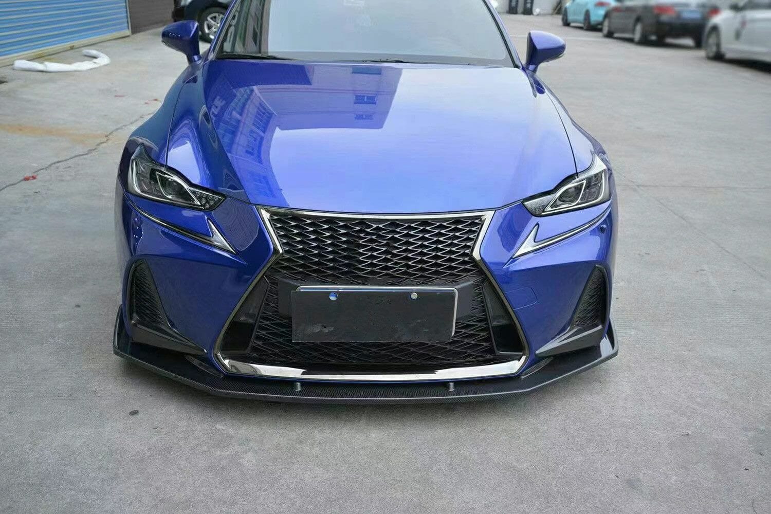 Luxury Sports Pay Total Price Now Luxury Sports Carbon Front Lip + Rear Diffuser For Lexus IS 17-18 -PP SR