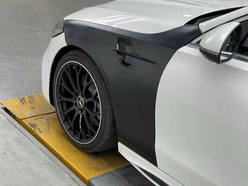 Luxury Sports Pay Total Price Now Luxury Sports GT Style Metal Front Fender For Mercedes Benz C Class W206 -PP SR