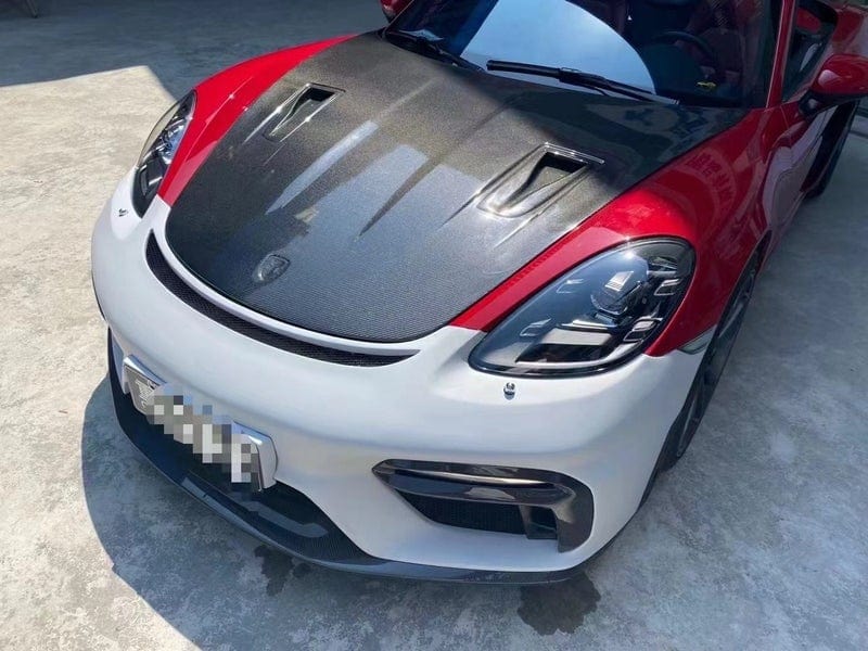 Luxury Sports Pay Total Price Now Luxury Sports GT4 Style Carbon Bonnet For Porsche 718 -PP SR