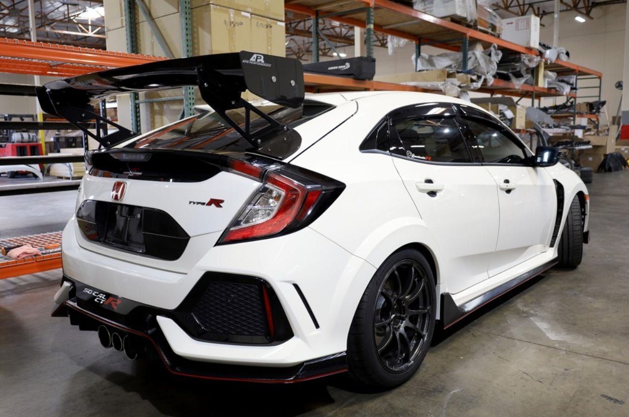 Luxury Sports Pay Total Price Now Luxury Sports GTC 300 Style GT Spoiler For Honda Civic FK8 Type R -PP SR
