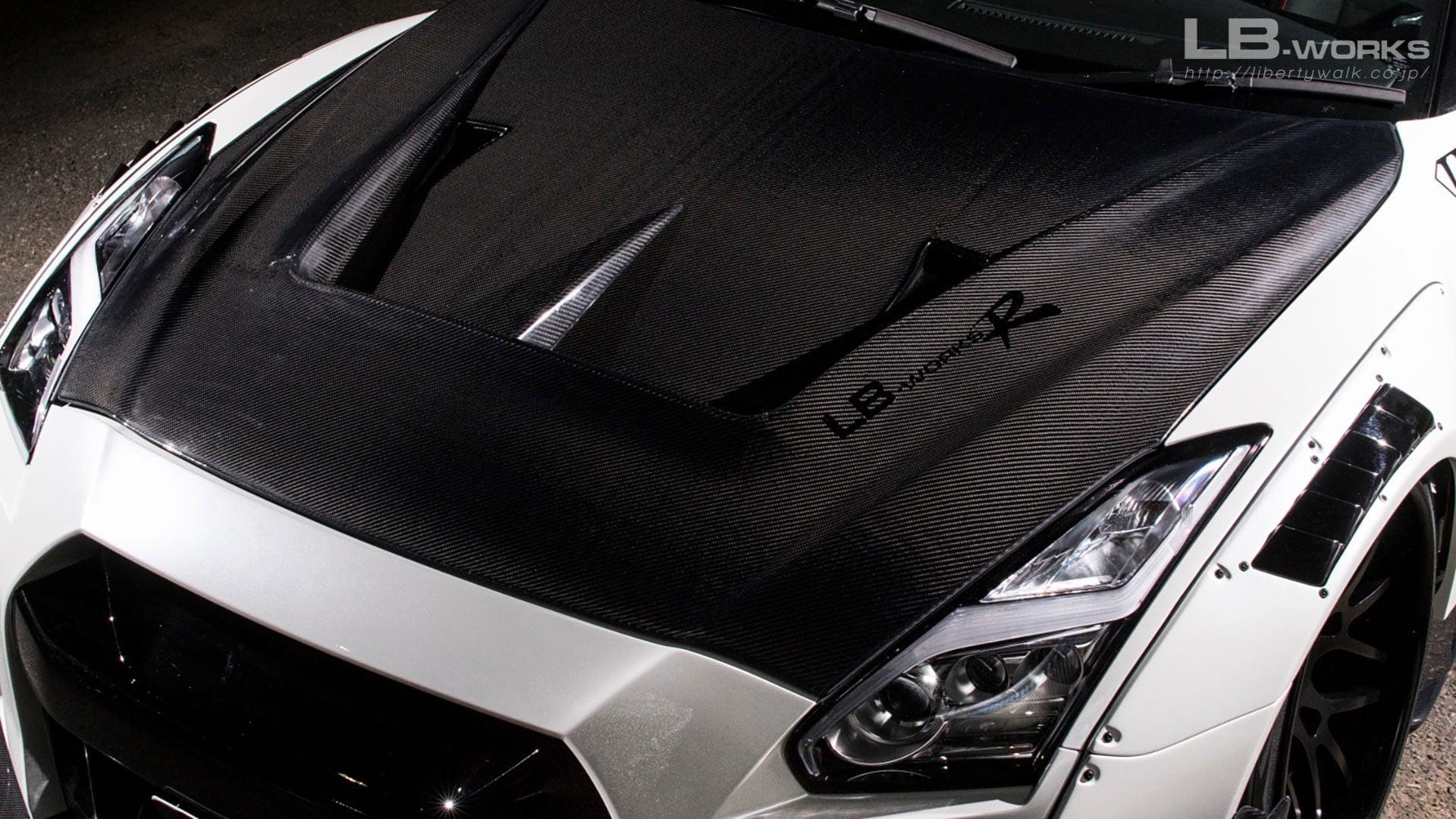 Luxury Sports Pay Total Price Now Luxury Sports LB V2 Style Carbon Bonnet Nissan Skyline R35 GTR -PP SR