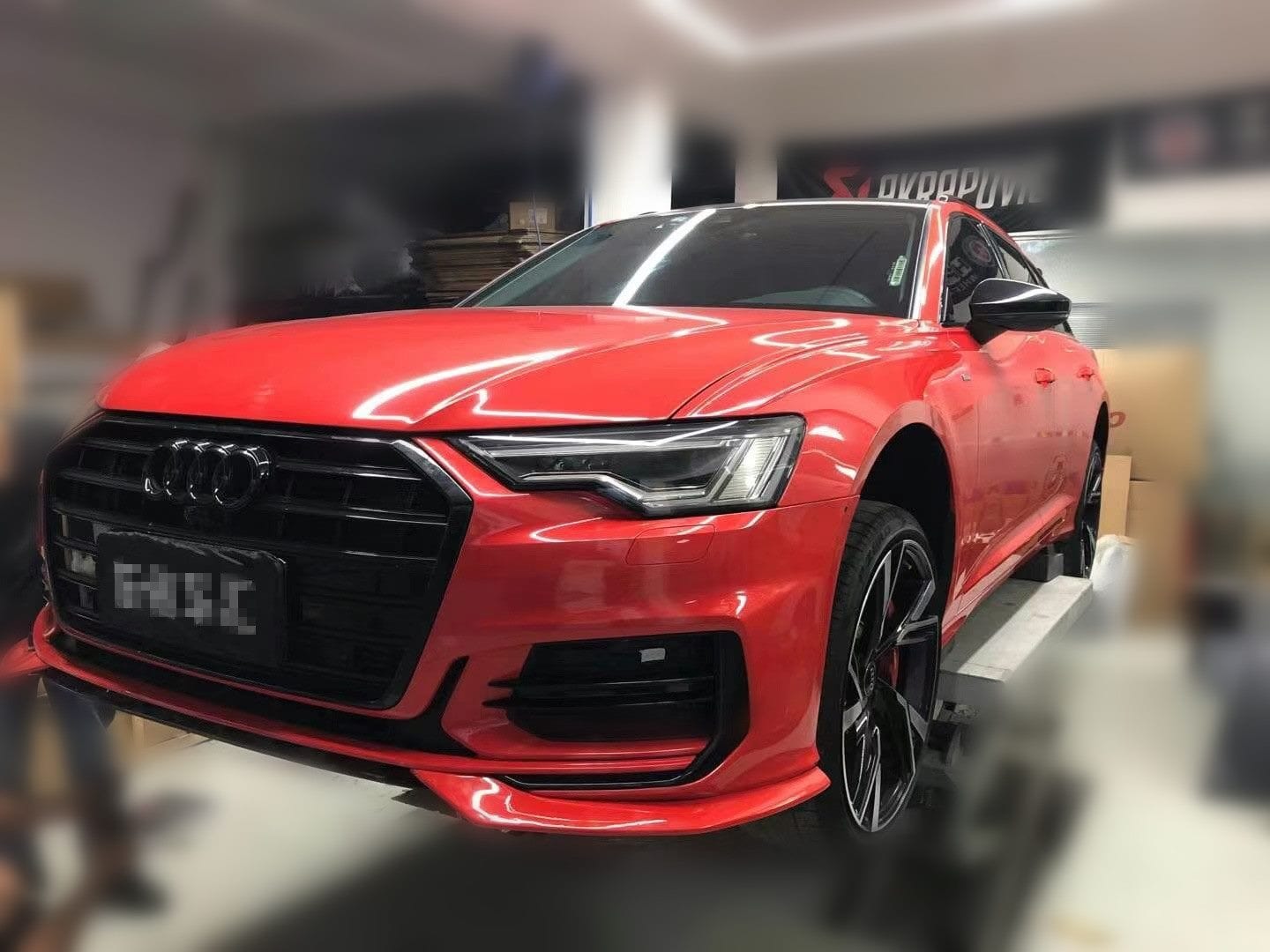 Luxury Sports Pay Total Price Now Luxury Sports Lip Kit For Audi A6 Avant C8 -PP SR