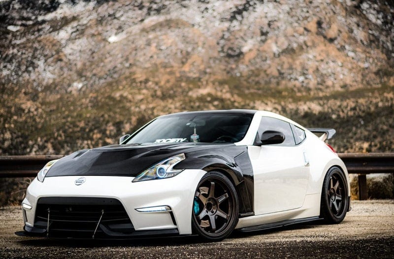 Luxury Sports Pay Total Price Now Luxury Sports R1 Style Carbon Front Fender For Nissan 370z -PP SR