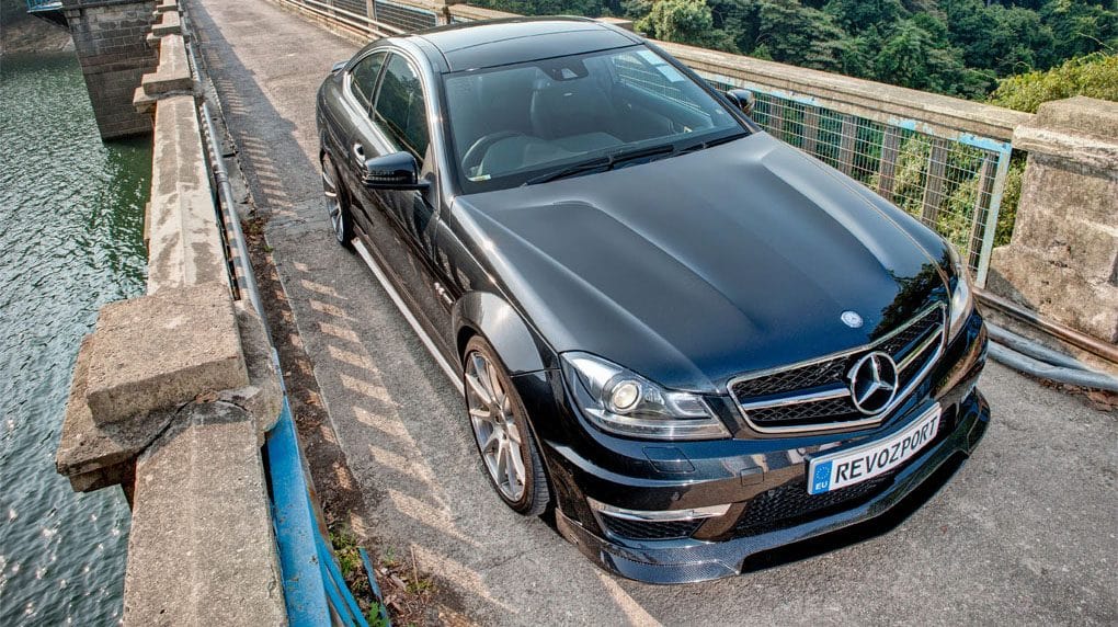Luxury Sports Pay Total Price Now SR Revozport Style Front Lip For Mercedes W204 C63 AMG Carbon-PP SR