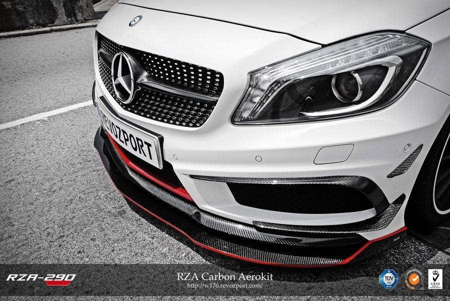 Luxury Sports Pay Total Price Now Luxury Sports Revozports Style 6pcs Front Canards Mercedes Benz W176 A250 A45-PP SR