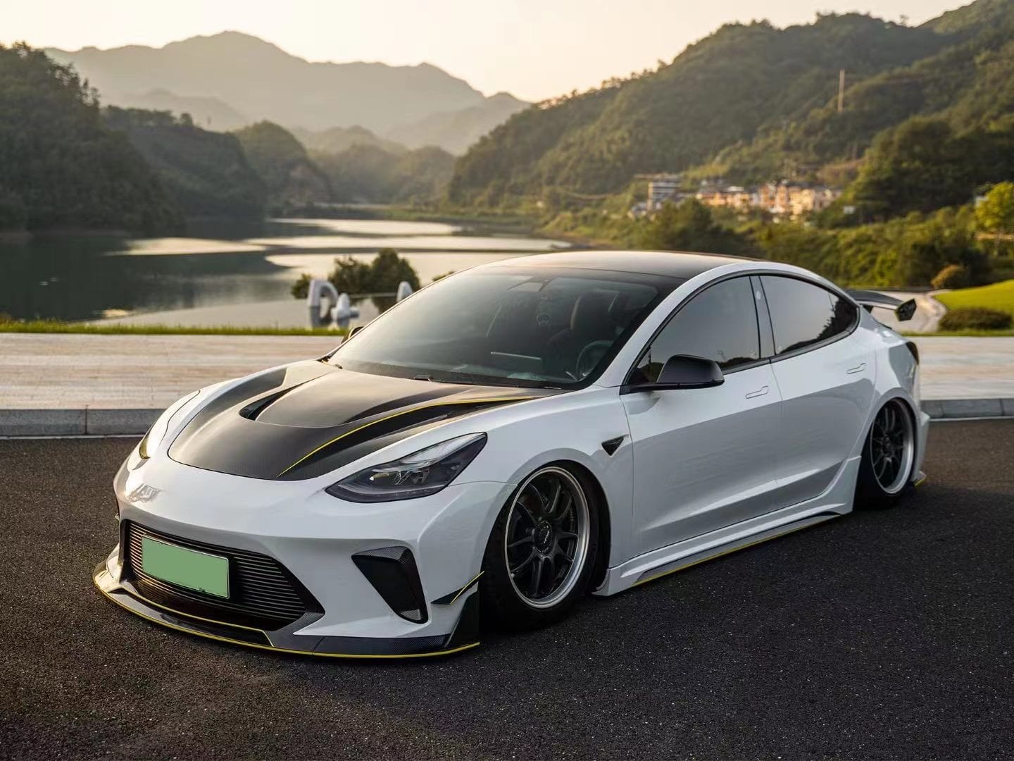 Luxury Sports Pay Total Price Now SR Robot Bodykit For Tesla Model 3 -PP SR