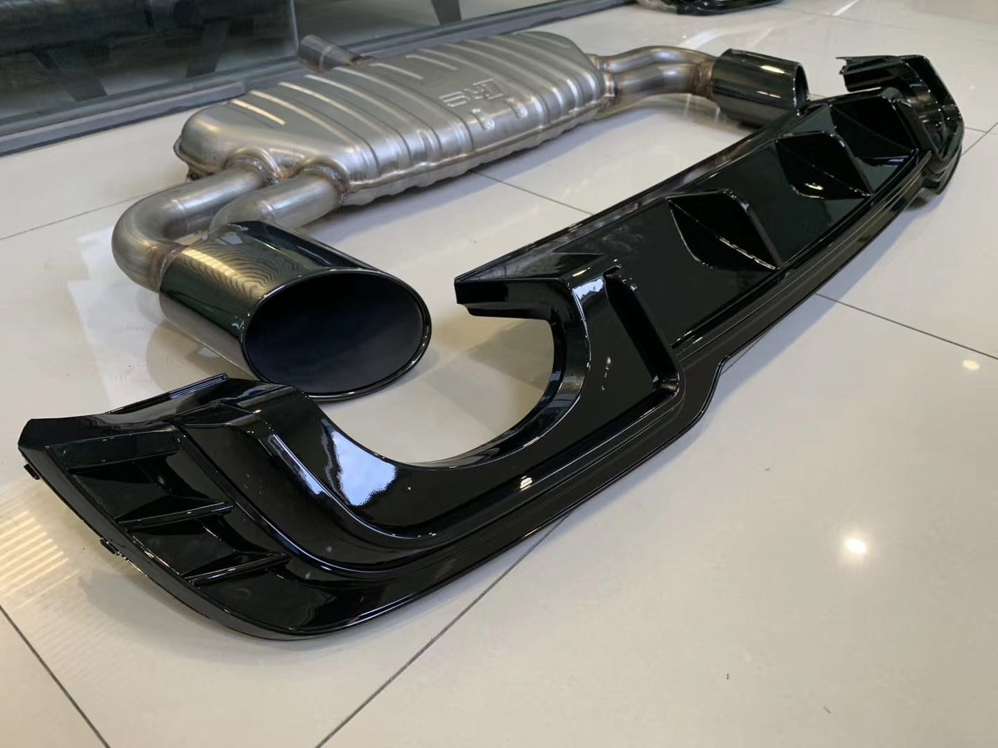 Luxury Sports Pay Total Price Now Luxury Sports RS3 Exhaust Conversion With Rear Diffuser Audi A3 S Line 17-20 -PP SR