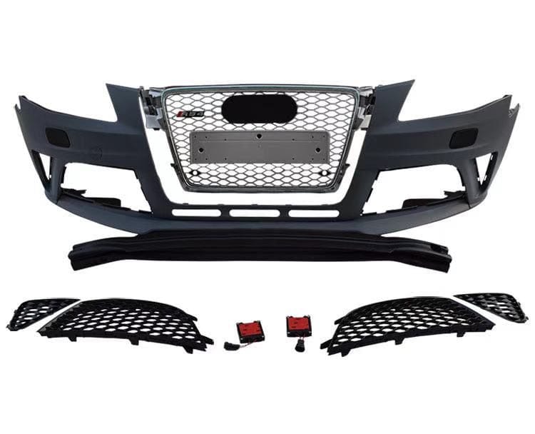 Luxury Sports Pay Total Price Now Luxury Sports RS4 Style Front Bumper with Grill For Audi A4 B8 -PP SR