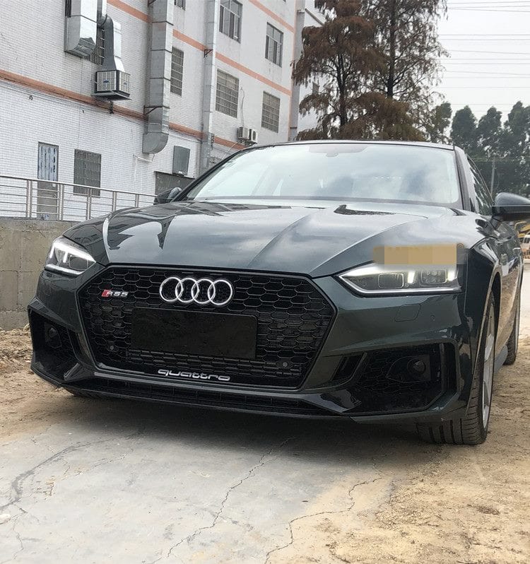 Luxury Sports Pay Total Price Now Luxury Sports RS5 Style Front Bumper with grill For Audi A5 17-20 -PP SR