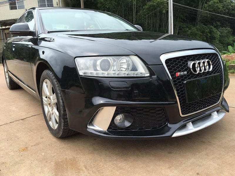 Luxury Sports Pay Total Price Now Luxury Sports RS6 Conversion Style Front Bumper With Grill Audi A6 C6 05-11 -PP SR