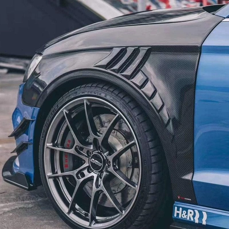 Luxury Sports Pay Total Price Now Luxury Sports TAKD Style Dry Carbon Front Fender For Audi A3 8V FL 17-19 -PP SR