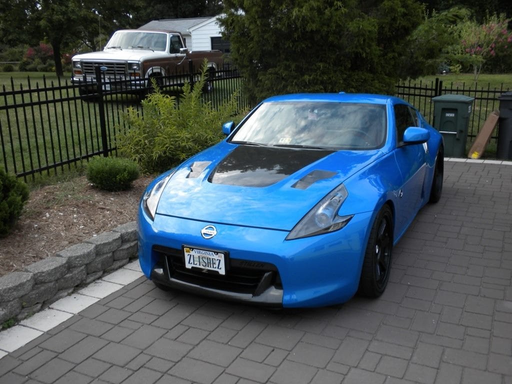 Luxury Sports Pay Total Price Now SR Type 1 Style Carbon Bonnet For Nissan 370z -PP SR