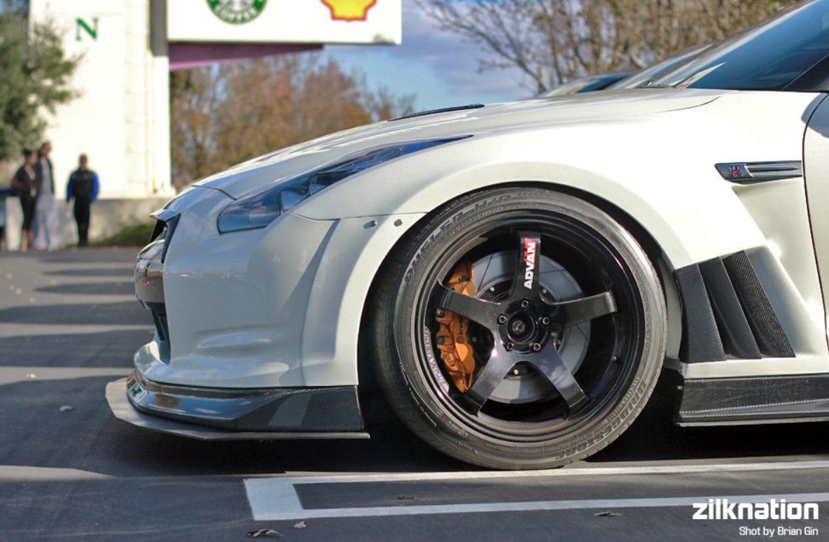 Luxury Sports Pay Total Price Now Luxury Sports Varis 13 Style Front Fender With Carbon Fin For Nissan R35 -PP SR