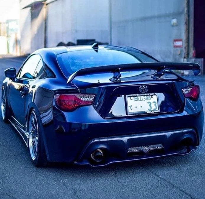 Luxury Sports Pay Total Price Now Luxury Sports Varis Hyper Narrow Style Full Carbon Spoiler For Toyota GT86 -PP SR