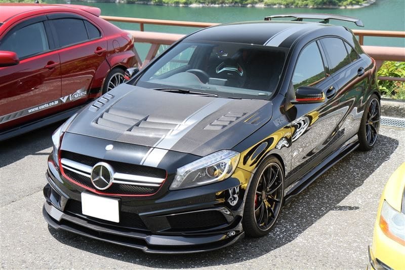 Luxury Sports Pay Total Price Now Luxury Sports Varis Style Carbon Bonnet For Mercedes Ben W176 A250 A45-PP SR