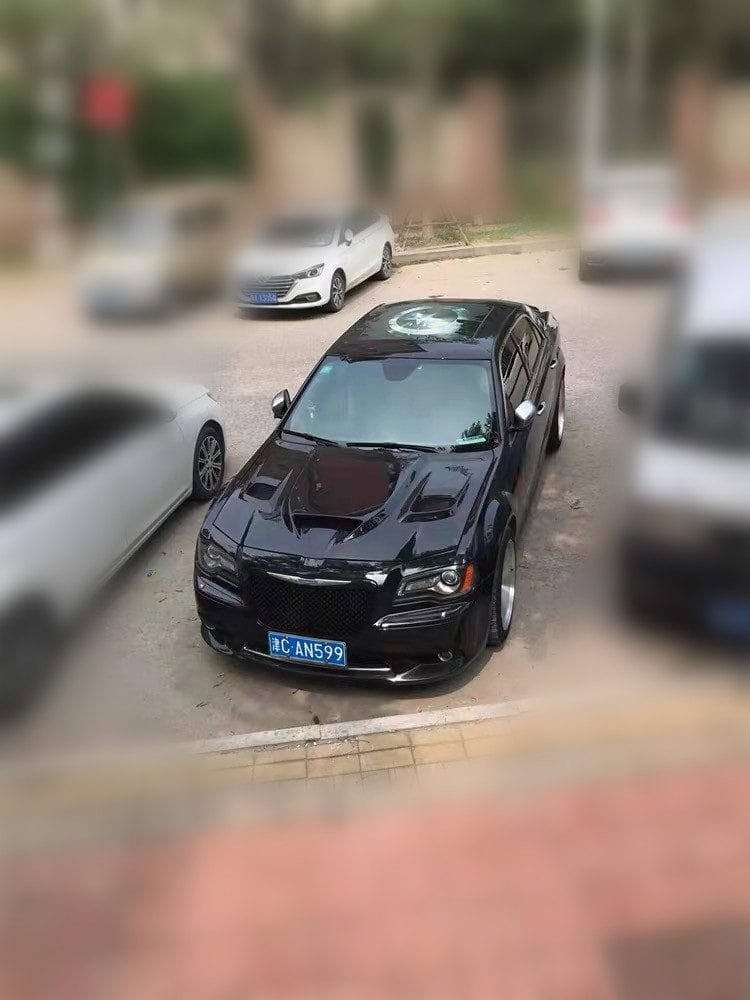 Luxury Sports Pay Total Price Now Luxury Sports Vented Carbon Bonnet For Chrysler 300c 2011-2014 -PP SR
