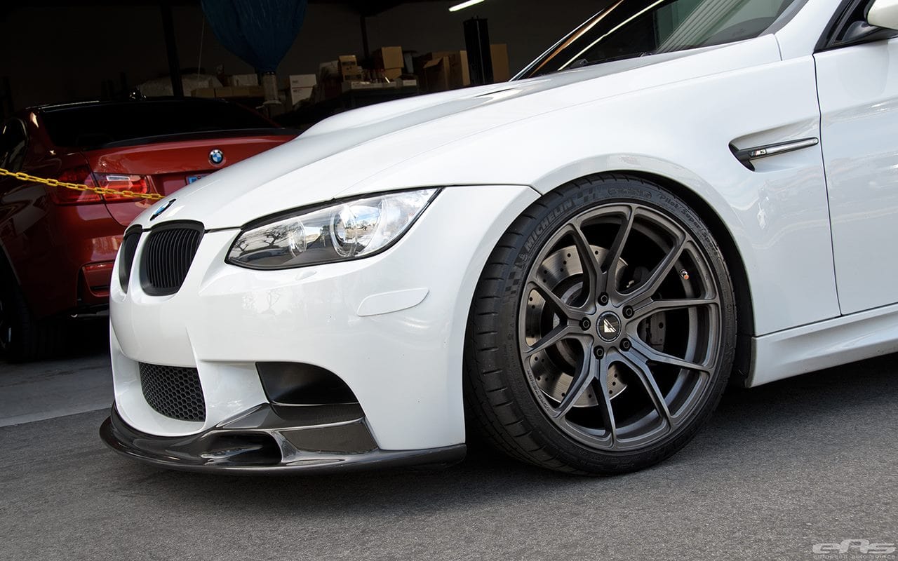 Luxury Sports Pay Total Price Now SR Vorsteiner GTS-V Style Carbon Front Diffuser For BMW E92 M3 -PP SR