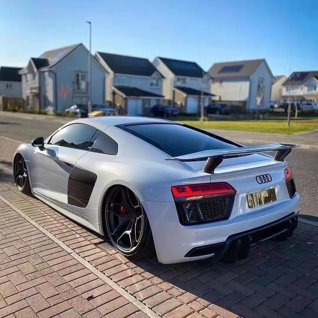Luxury Sports Pay Total Price Now Luxury Sports Vorsteiner Style Carbon Rear Spoiler For Audi R8 4S 15 up -PP SR
