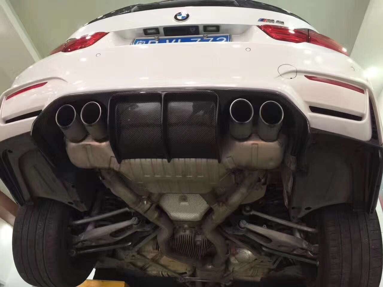 Luxury Sports Pay Total Price Now SR Vorsteiner Style Rear Diffuser For BMW F80 F82 F83 M3 M4 Carbon-PP SR