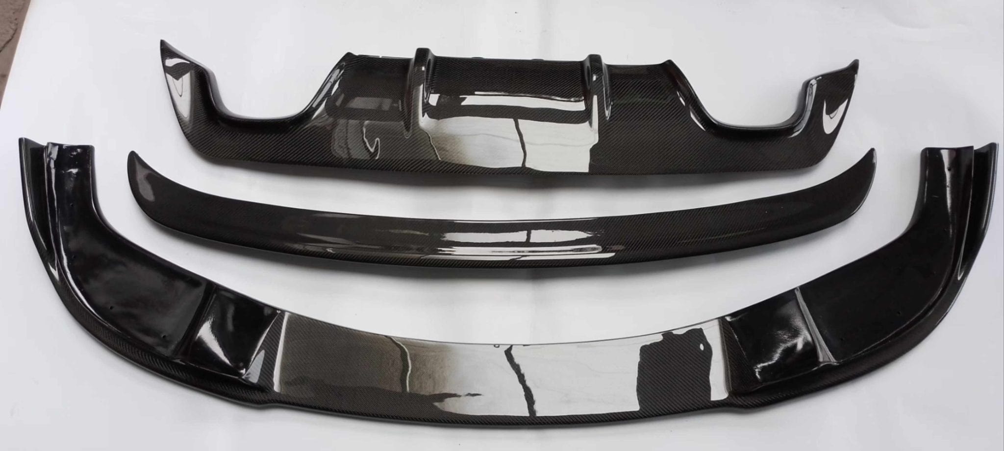 Luxury Sports Pay Total Price Now SR HM Style Carbon Front Lip For BMW E60 Mtech -PP SR
