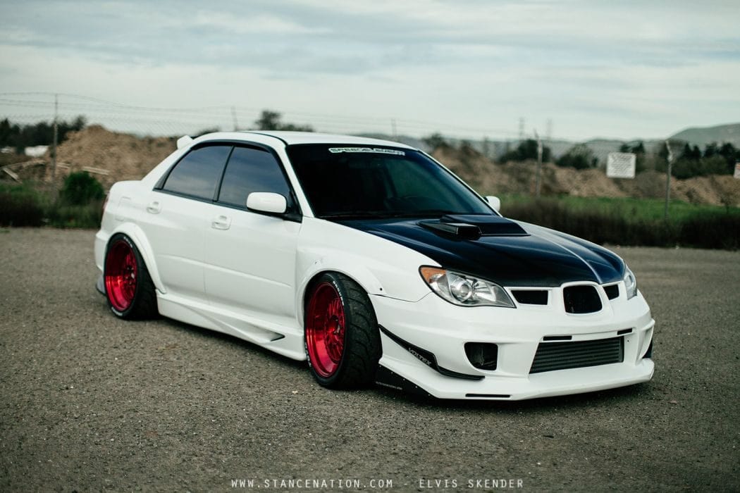 Luxury Sports Pay Total Price Now SR LS Voltex Street Style Front Bumper With Canards Subaru Impreza GDB STI V9 -PP SR