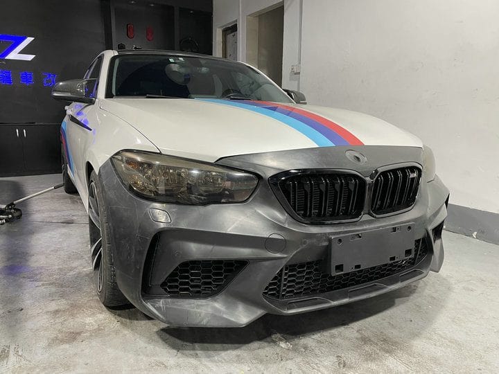 Luxury Sports Pay Total Price Now SR M2C Style Front Bumper For BMW 1 Series F20 LCI 14-16 -PP SR