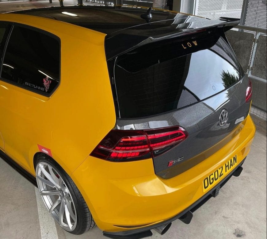 Luxury Sports Pay Total Price Now SR OEM Factory Style Carbon Boot Lid For VW Golf MK7 MK7.5 -PP SR