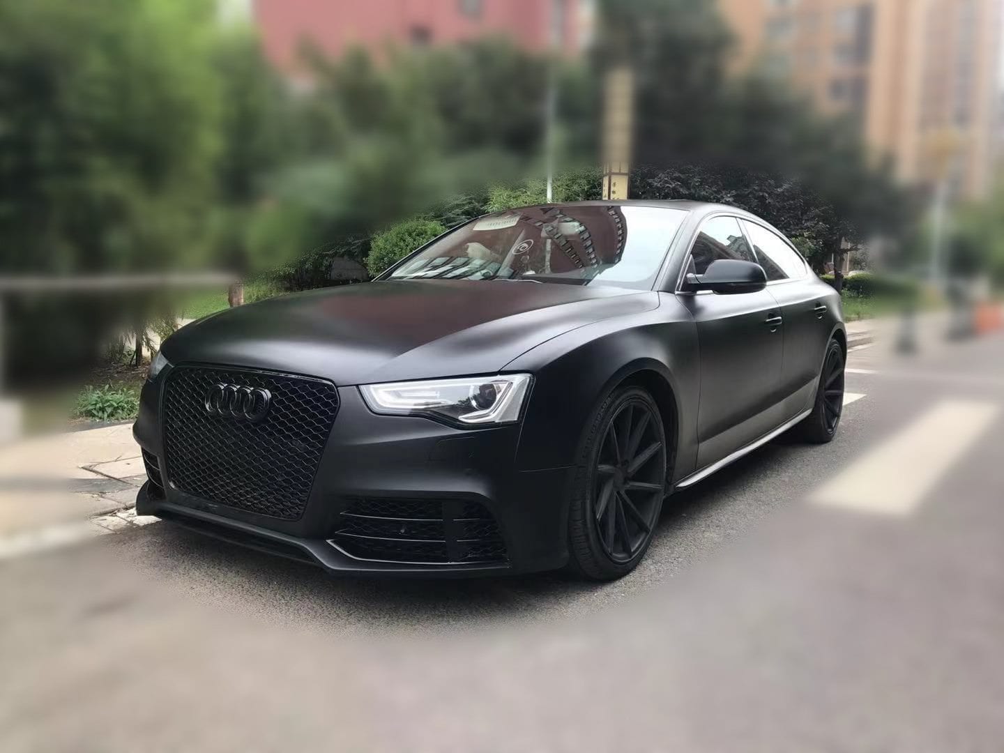 Luxury Sports Pay Total Price Now SR RS5 Style Front Bumper with grill For Audi A5 12-16 -PP SR