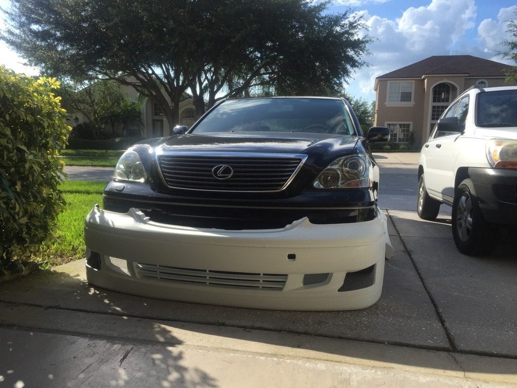 Luxury Sports SR Aimgain Style Front Bumper For Lexus LS430 / Toyota Celisor -PP SR