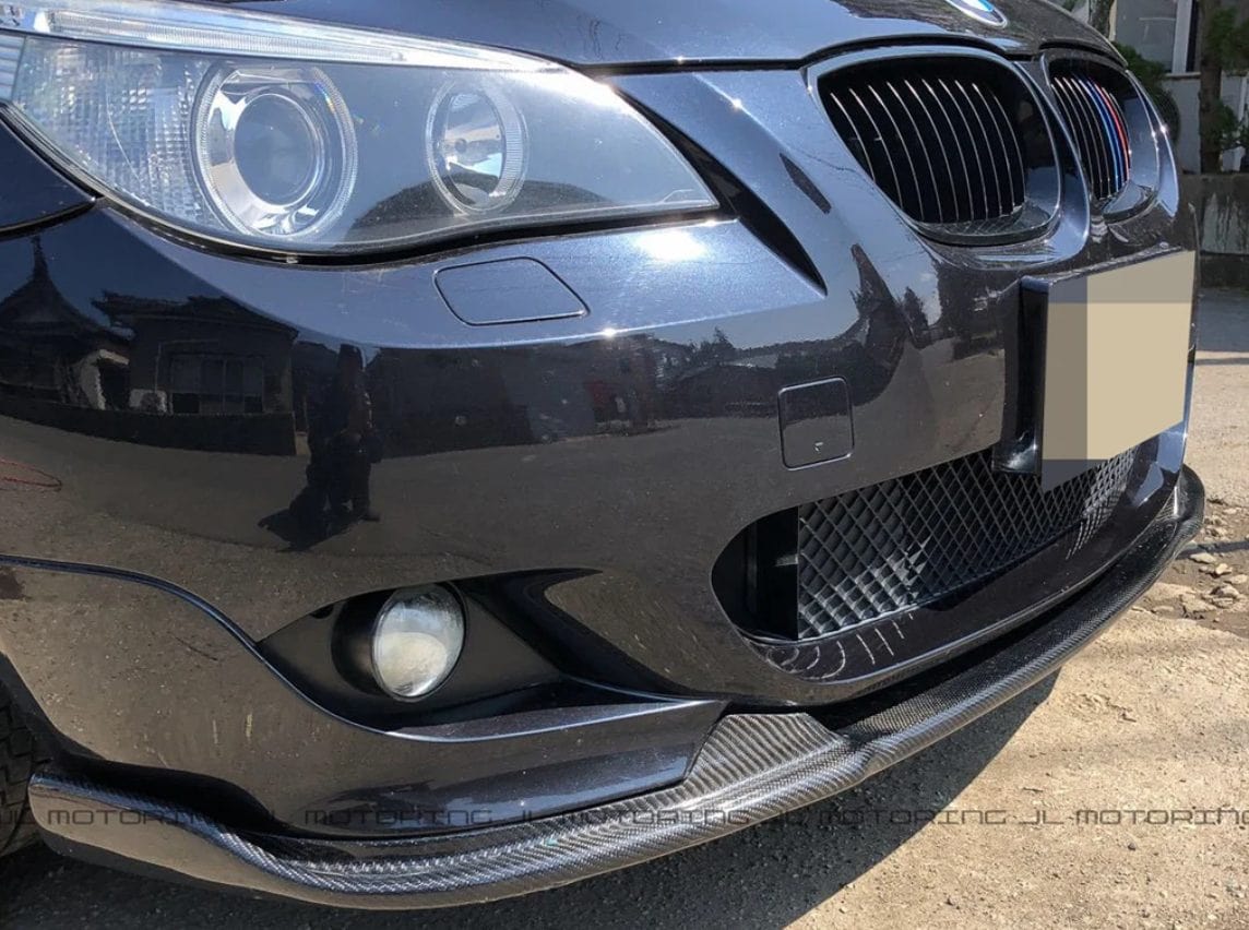 Luxury Sports SR HM Style Carbon Front Lip For BMW E60 Mtech -PP SR
