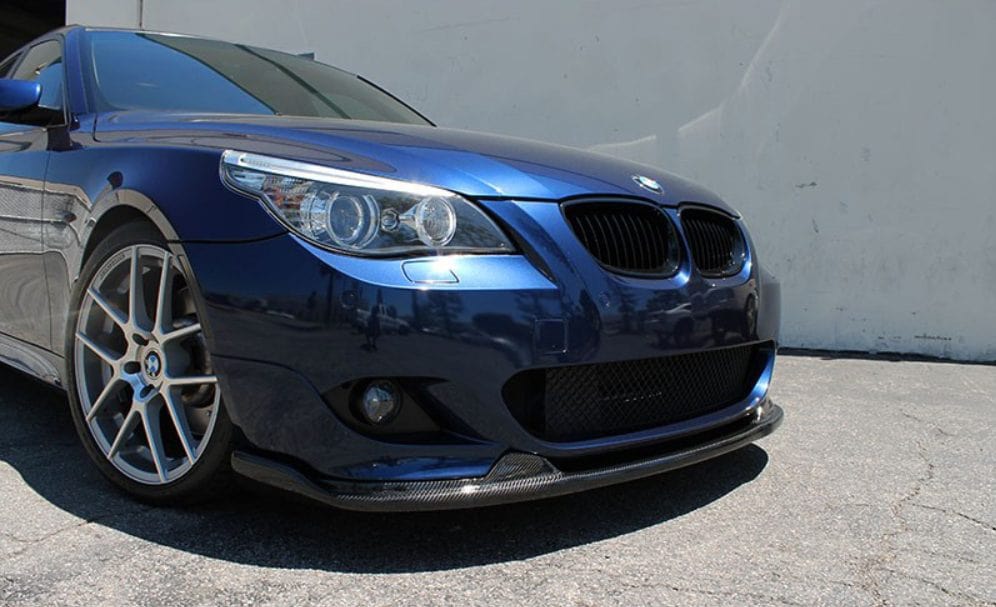 Luxury Sports SR HM Style Carbon Front Lip For BMW E60 Mtech -PP SR